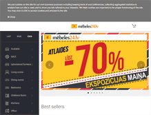 Tablet Screenshot of mebeles24.lv